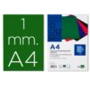TAPA ENC CARTON A4 1MM VERDE 50U