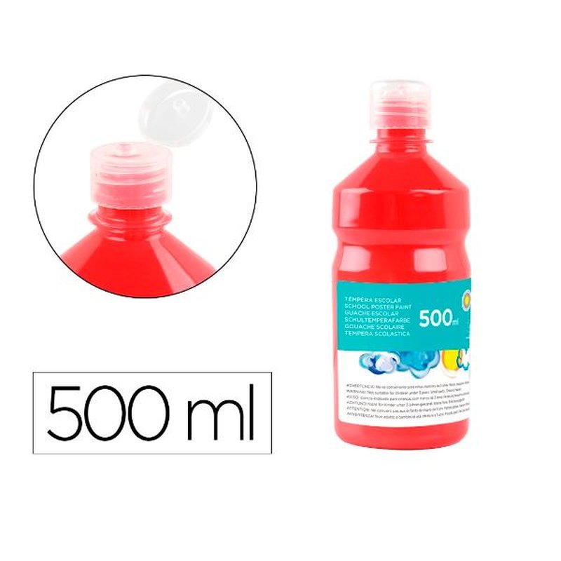 TEMPERA LIQUIDA 500ML ROJO TEMPERA LIQUIDA 500ML ROJO