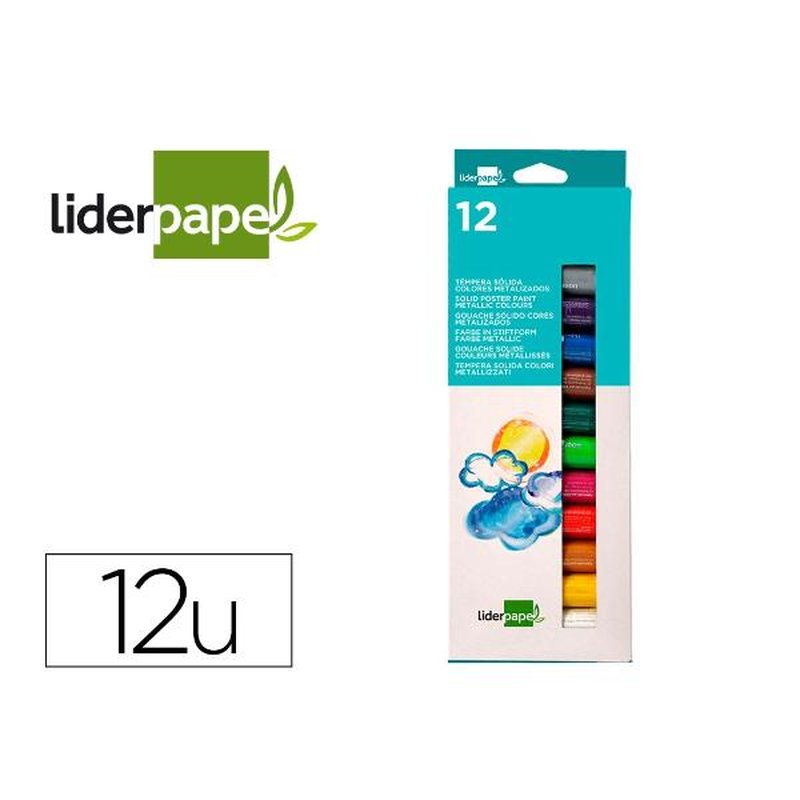 TEMPERA SOLIDA 10 GR CAJA 12 TEMPERA SOLIDA 10 GR CAJA 12