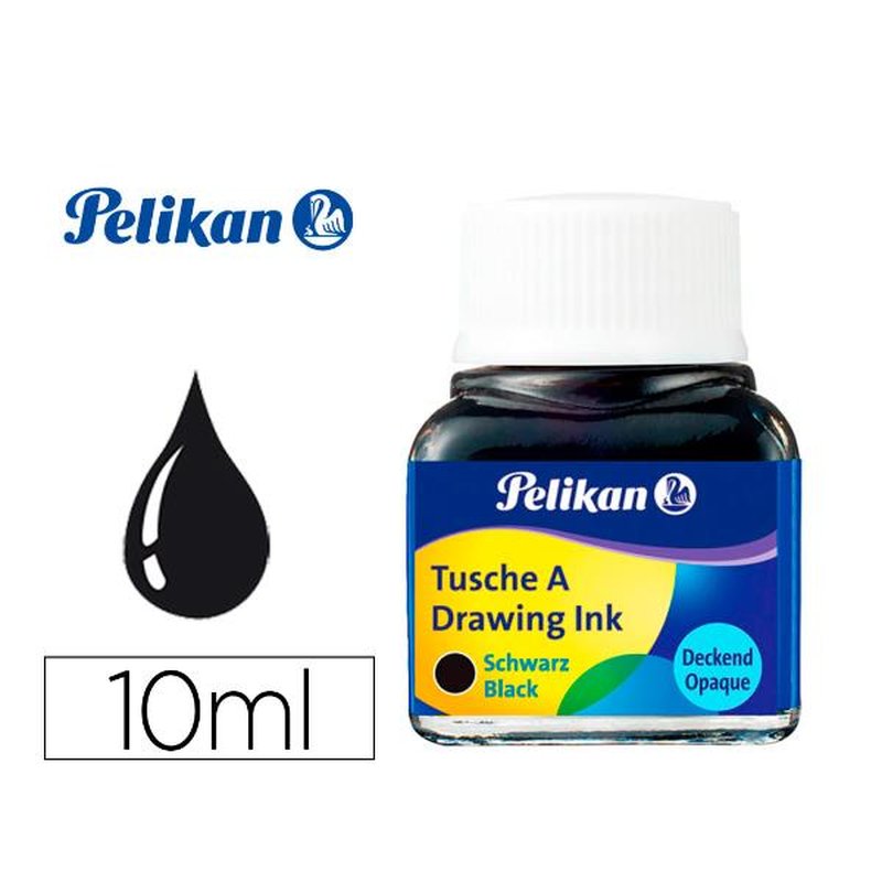 TINTA CHINA PELIKAN NEGRA BOTE 1 TINTA CHINA PELIKAN NEGRA BOTE 1