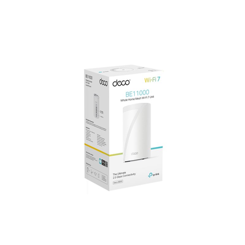 TP-Link Deco BE65 Tribanda (2.4 GHz / 5 GHz / 6 GHz) Wi-Fi 7 (802.11be) Blanco 4 Interno - Imagen 4