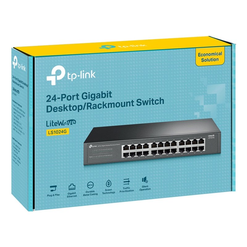 TP-Link LS1024G switch No administrado Gigabit Ethernet (10/100/1000) Negro - Imagen 6