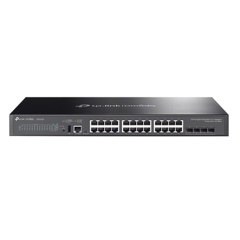 TP-Link Omada SG5428X switch Gestionado L3 Gigabit Ethernet (10/100/1000) Negro