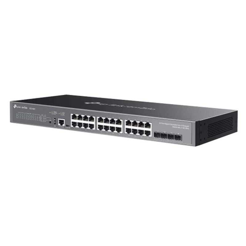 TP-Link Omada SG5428X switch Gestionado L3 Gigabit Ethernet (10/100/1000) Negro - Imagen 3