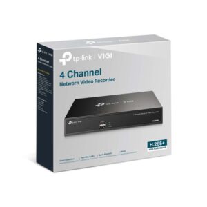 TP-Link VIGI NVR1004H Grabadore de vídeo en red (NVR) Negro TP-Link VIGI NVR1004H Grabadore de vídeo en red (NVR) Negro