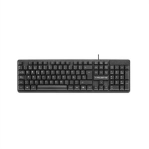 Tacens Anima AK0 - Teclado profesional (membrana, pulsación optimizada, diseño ecológico, USB 2.0, Mac/Linux/Windows