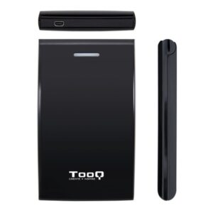 TooQ CAJA HDD 2,5" SATA A USB 2.0/USB 3.0 NEGRA