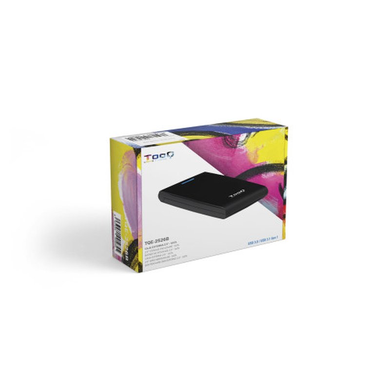TooQ CAJA HDD 2,5" SATA A USB 2.0/USB 3.0 NEGRA - Imagen 6