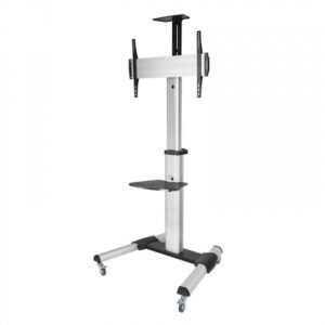 TooQ FS1870M-B soporte para pantalla de señalización 94 cm (37") Negro, Plata