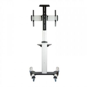 TooQ FS1870M-B soporte para pantalla de señalización 94 cm (37") Negro, Plata