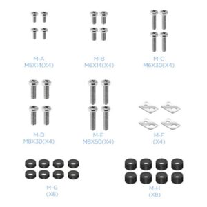 TooQ FS20200M-B Soporte de suelo con ruedas/patas para pantallas de 60" - 105"