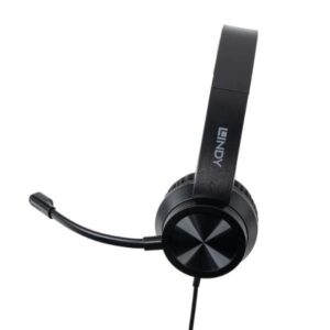 Lindy 20439 auricular y casco Auriculares Alámbrico Oficina/Centro de llamadas USB tipo A Negro