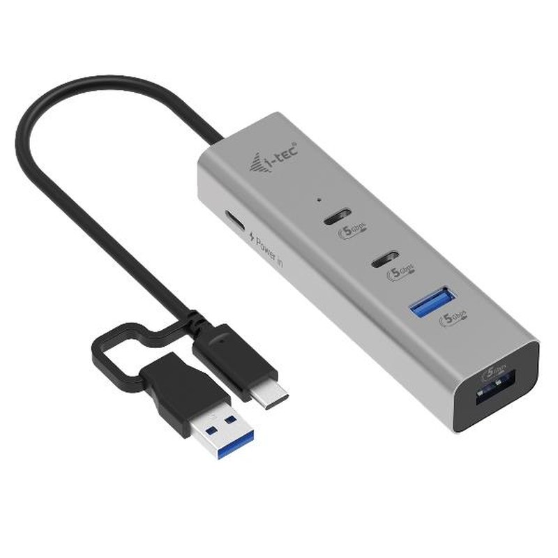 i-tec Metal Universal Charging HUB 2xUSB-C + 2x USB-A Port + Power Delivery 85W i-tec Metal Universal Charging HUB 2xUSB-C + 2x USB-A Port + Power Delivery 85W