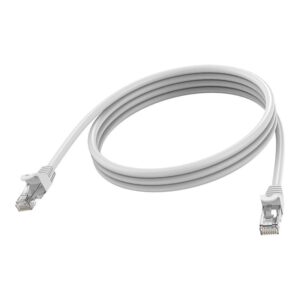 VISION 1m White CAT6A STP cable