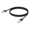 VISION 2m Black CAT6A STP cable