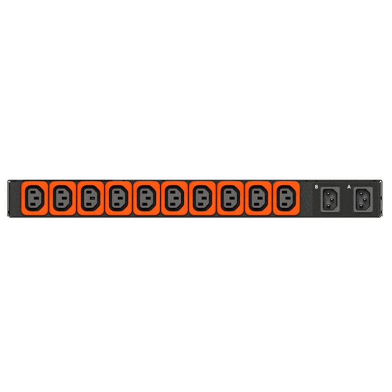 Vertiv Geist AU01X1R0-10L137-1C14C14A900-D unidad de distribución de energía (PDU) 10 salidas AC 0U Negro - Imagen 2