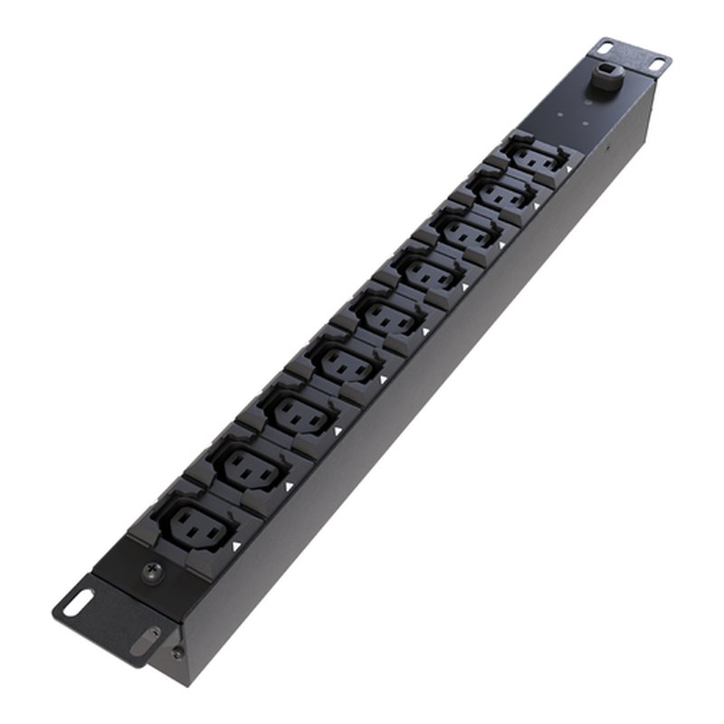 Vertiv PowerGo EP0G01A1 unidad de distribución de energía (PDU) 9 salidas AC 1U Negro