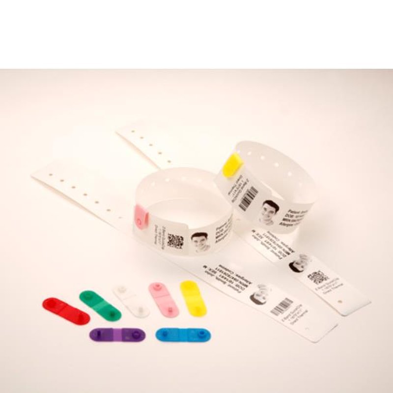 WRISTBAND CLIPS RED 275/PACK WRISTBAND CLIPS RED 275/PACK