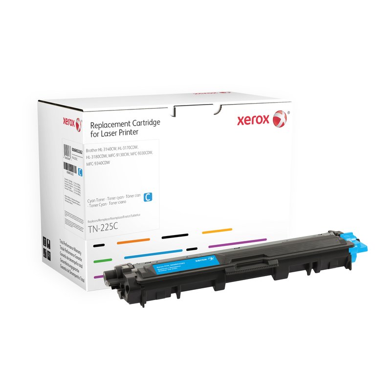 Xerox Cartucho de tóner cian. Equivalente a Brother TN245C. Compatible con Brother DCP-9020, HL-3140, HL-3150, HL-3170, MFC-9130, MFC-9140, MFC-9330, MFC-9340