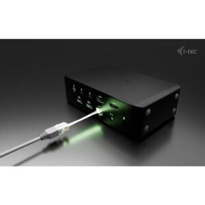 i-tec Thunderbolt5 Quattro Display Docking Station, 5x USB, 2.5 GLAN + Power Delivery 140W