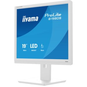 iiyama ProLite B1980S-W1 pantalla para PC 48,3 cm (19") 1280 x 1024 Pixeles SVGA LED Blanco
