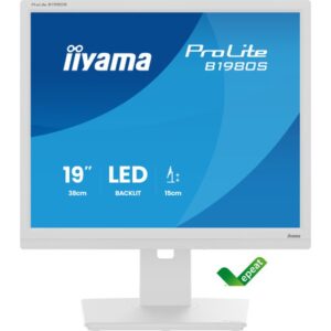 iiyama ProLite B1980S-W1 pantalla para PC 48,3 cm (19") 1280 x 1024 Pixeles SVGA LED Blanco