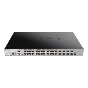 28-Port Layer 3 Gigabit PoE Stack Switch