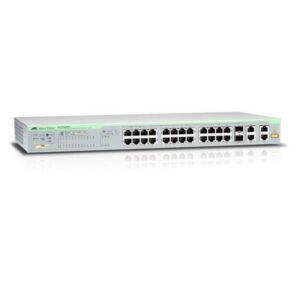 Allied Telesis AT-FS750/28PS-50 Gestionado Fast Ethernet (10/100) Energía sobre Ethernet (PoE) 1U Gris
