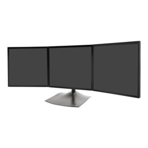 33-323-200/DS100 3 Screen Desk Stand Blk