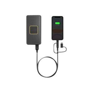 Alternative view of 3in1 USBA-Micro/Lightning/USBC Cable BLK