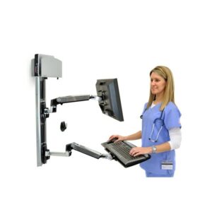 45-247-026/LX Wall Mount System Silver