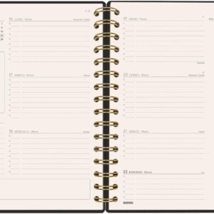 AGENDA 16 MESES SEPTIEMBRE 2025-DICIEMBRE 2026 HAIKU E10-155X212 SEMANA VISTA HORIZONTAL NEGRO+ FINOCAM 627400126