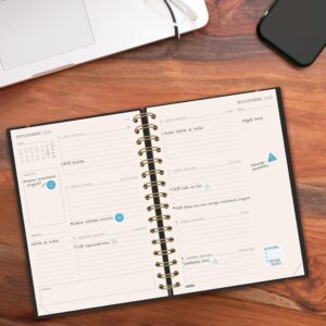 AGENDA 16 MESES SEPTIEMBRE 2025-DICIEMBRE 2026 HAIKU E10-155X212 SEMANA VISTA HORIZONTAL NEGRO+ FINOCAM 627400126