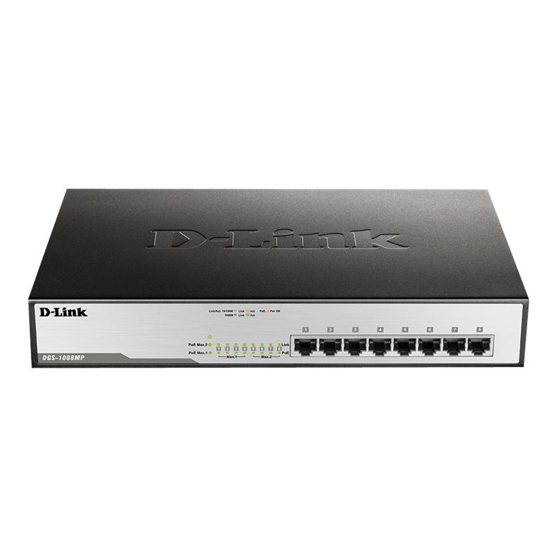 8-Port 10/100/1000Mbps Gigabit PoE+140W 8-Port 10/100/1000Mbps Gigabit PoE+140W