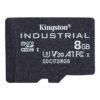 Kingston Technology Industrial 8 GB MicroSDHC UHS-I Clase 10