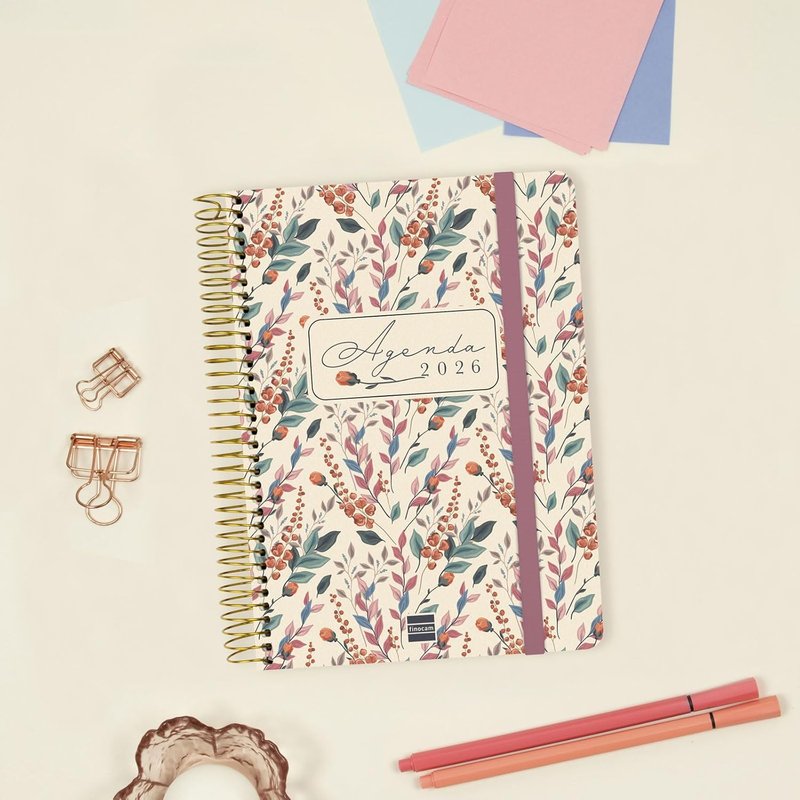 AGENDA 16 MESES SEPTIEMBRE 2025-DICIEMBRE 2026 CLOE E10-155X212 SEMANA VISTA HORIZONTAL ROSA+ FINOCAM 627100226 AGENDA 16 MESES SEPTIEMBRE 2025-DICIEMBRE 2026 CLOE E10-155X212 SEMANA VISTA HORIZONTAL ROSA+ FINOCAM 627100226 - Imagen 4