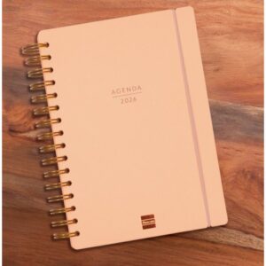 Alternative view of AGENDA 16 MESES SEPTIEMBRE 2025-DICIEMBRE 2026 HAIKU E10-155X212 SEMANA VISTA HORIZONTAL CORAL+ FINOCAM 627400326