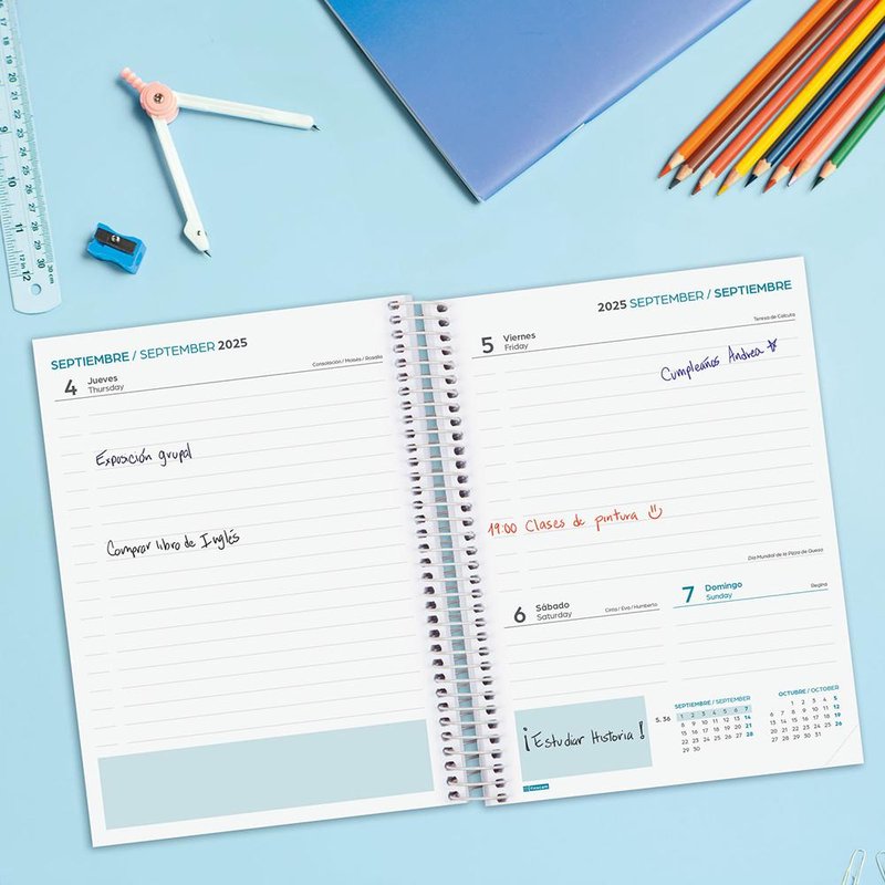 AGENDA DOCENTE 2025-2026 MAGISTRAL DESIGN 4º 155X212 SEMANA VISTA HORIZONTAL LILAC+ FINOCAM 533580326 AGENDA DOCENTE 2025-2026 MAGISTRAL DESIGN 4º 155X212 SEMANA VISTA HORIZONTAL LILAC+ FINOCAM 533580326 - Imagen 3