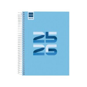 AGENDA ESCOLAR 2025-2026 COOL 4º 155X212 1DIA PAGINA AZUL+ FINOCAM 645060126