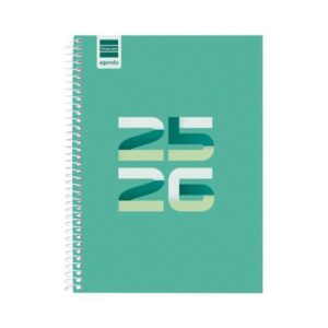 AGENDA ESCOLAR 2025-2026 COOL 4º 155X212 1DIA PAGINA VERDE+ FINOCAM 645060926