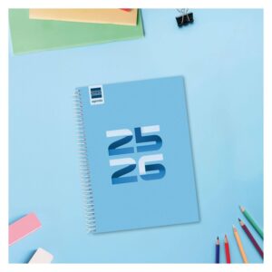 Alternative view of AGENDA ESCOLAR 2025-2026 COOL 4º 155X212 SEMANA VISTA HORIZONTAL AZUL+ FINOCAM 645040126