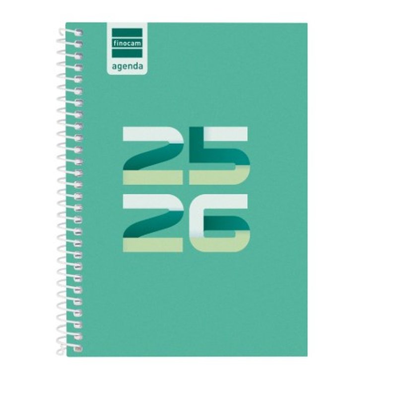 AGENDA ESCOLAR 2025-2026 COOL 8º 120X164 SEMANA VISTA HORIZONTAL VERDE+ FINOCAM 645000926 AGENDA ESCOLAR 2025-2026 COOL 8º 120X164 SEMANA VISTA HORIZONTAL VERDE+ FINOCAM 645000926