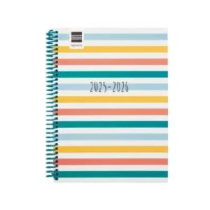 AGENDA ESCOLAR 2025-2026 DIVA 4º 155X212 SEMANA VISTA HORIZONTAL COLORS+ FINOCAM 536140526