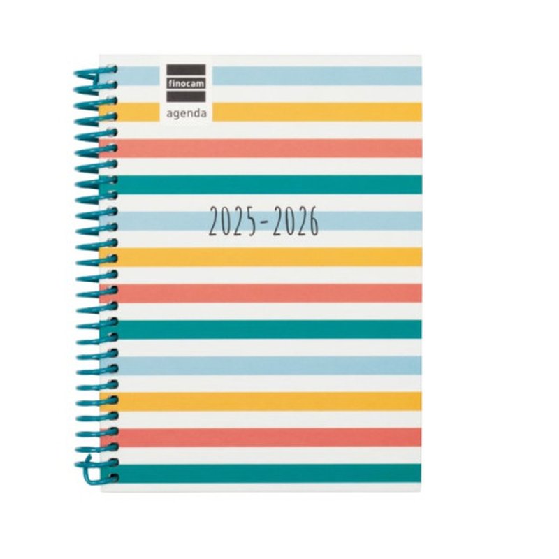 AGENDA ESCOLAR 2025-2026 DIVA 8º 120X164 SEMANA VISTA HORIZONTAL COLORS+ FINOCAM 536100526 - Imagen 3