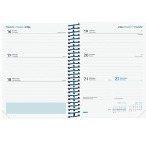 Alternative view of AGENDA ESCOLAR 2025-2026 DIVA 8º 120X164 SEMANA VISTA HORIZONTAL SELVA+ FINOCAM 536100626