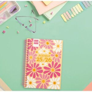 Alternative view of AGENDA ESCOLAR 2025-2026 DIVA 8º 120X164 SEMANA VISTA HORIZONTAL SPRING+ FINOCAM 536100426