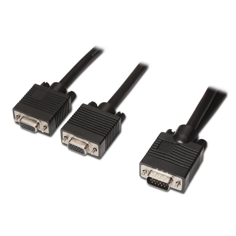 AISENS A113-0081 cable VGA 0,45 m VGA (D-Sub) 2 x VGA (D-Sub) Negro AISENS A113-0081 cable VGA 0,45 m VGA (D-Sub) 2 x VGA (D-Sub) Negro