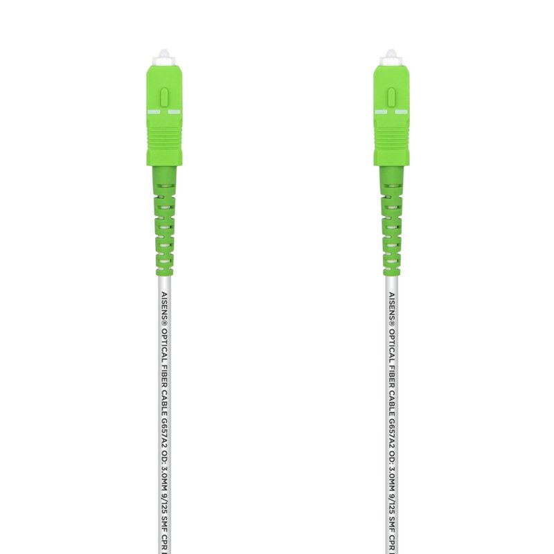 AISENS A152-0497 Cable de fibra óptica e InfiniBand 7 m SC Blanco AISENS A152-0497 Cable de fibra óptica e InfiniBand 7 m SC Blanco