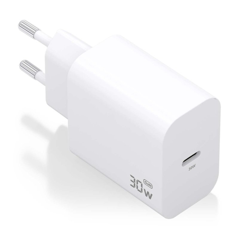 AISENS Cargador GaN 30W, 1xUSB-C PD3.0, Blanco AISENS Cargador GaN 30W, 1xUSB-C PD3.0, Blanco