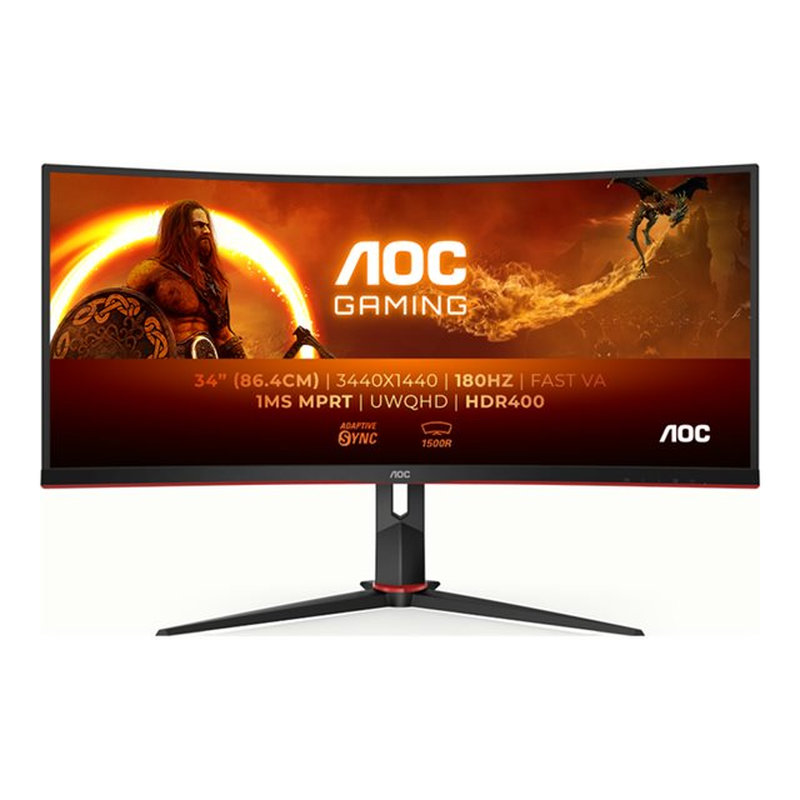 AOC G2 CU34G2XP/BK pantalla para PC 86,4 cm (34") 3440 x 1440 Pixeles